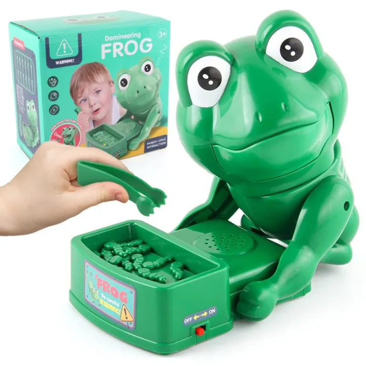 

New and Unique Fun Decompression Toys Steal Bones, Bite Hands, Frog Party, Trick Frog Bite Fingers Toys