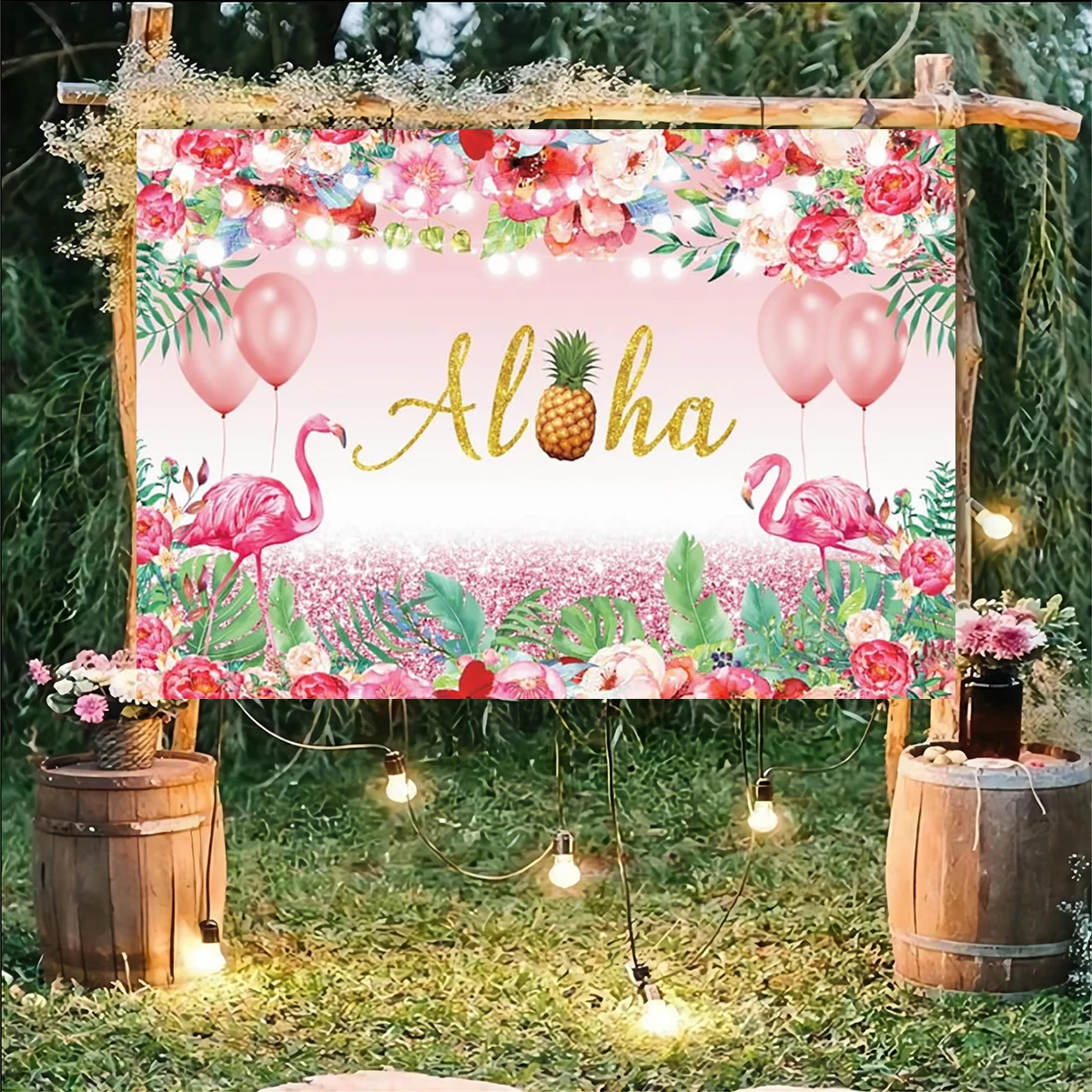 

Aloha летний фон для детской фотосъемки