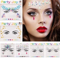 face drill tattoos sticker makeup eyebrow drill sticker resin drill accessories sexy individuality durable sweatproof waterproof
