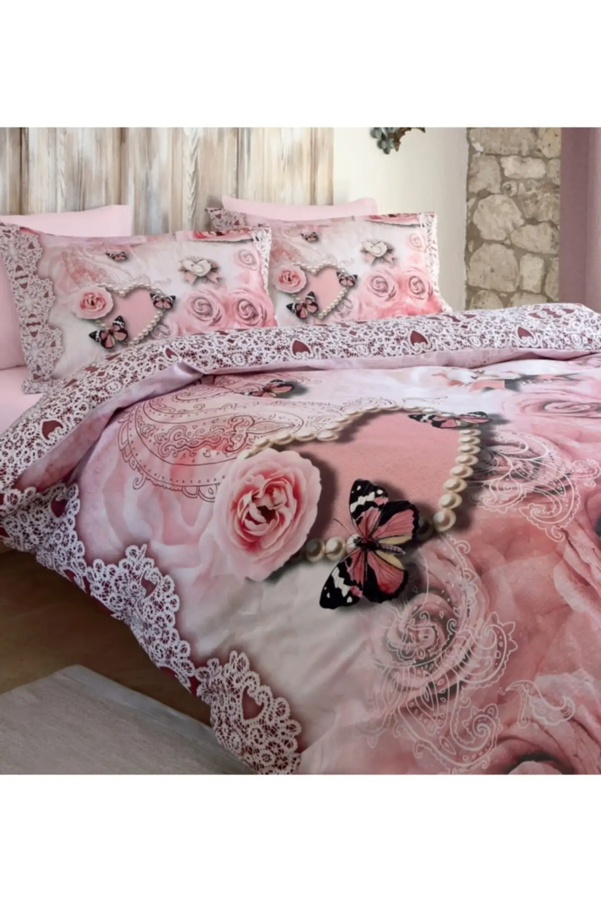 

Double Size Luxury Bedding Covers Set Cotton Soft Home Textile Duvet Cover Pillow Case Bed Sheet Set Bedding Bedding Linens Set
