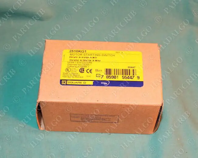 

Новинка, моторный пусковой переключатель Square D 2510KG1, ручной Schneider
