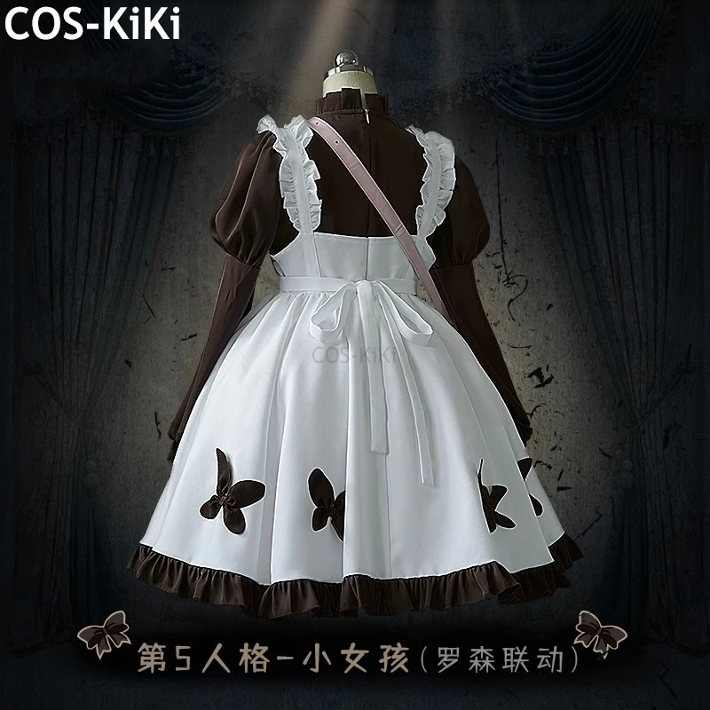 Костюм для косплея COS-KiKi с V-образным вырезом Алиса деросс костюм маленькой