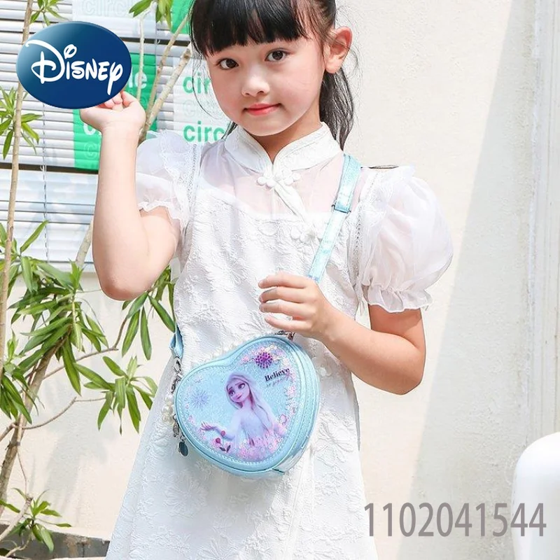 Disney Frozen Crossbody Bag for Girls Kids Elsa Princess Shoulder Bag Cute Hand Bags High Quality Mini Handbag Free Shipping