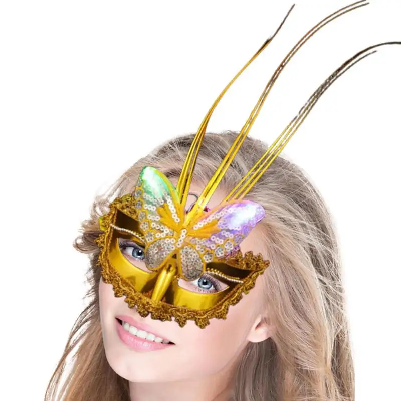 

Masquerade Masque For Women Madi Grad Party Cosplay Props Masque Illuminate Your Evening Prom Ball Masque Bar Costumes Accessory