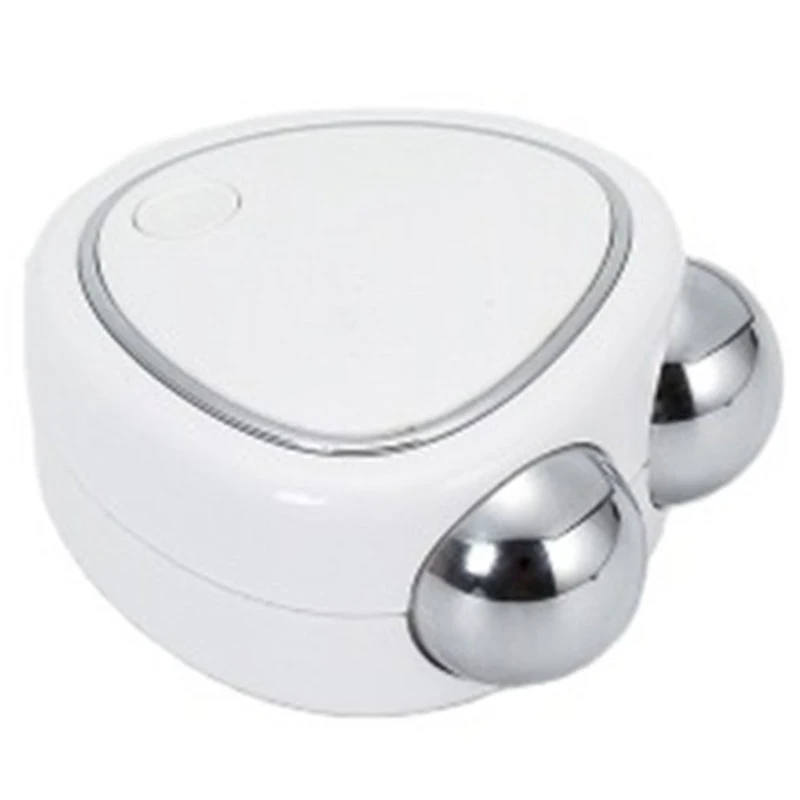 

Portable Facial Micro-current Beauty Instrument For Lifting Thinning And Reducing Edema With Double Roller Massager