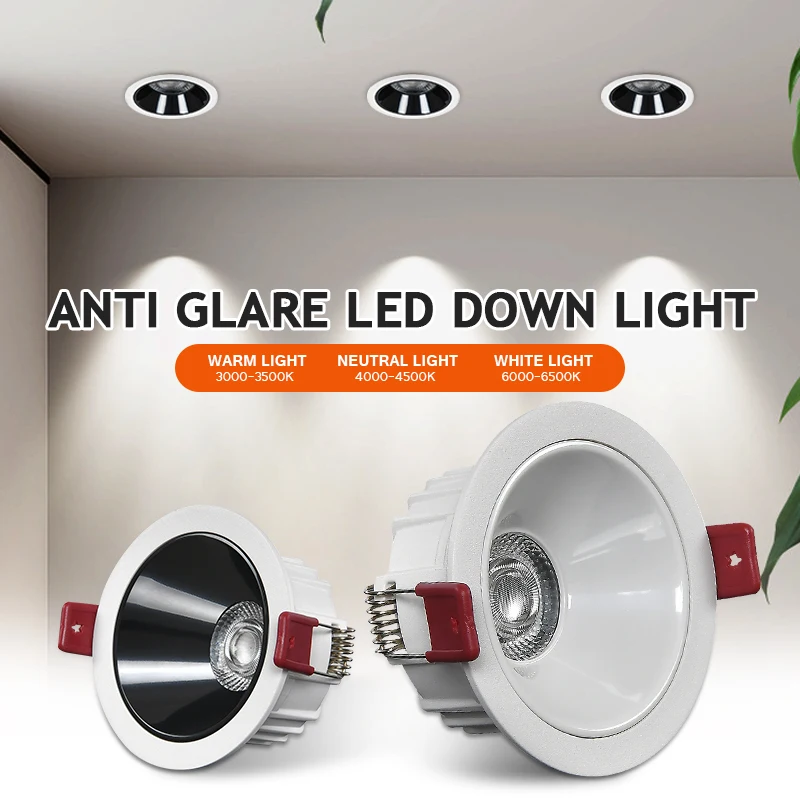 Встроенный потолочный светильник 3 Вт 7 12 15 220 В 110