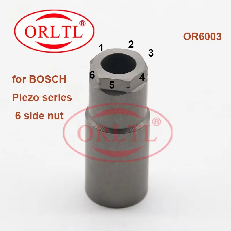 

ORLTL 8 углов пьезофорсунка форсунки гайки OR6012 дизель общая топливная насадка впрыска 6 чашек OR6003 4 шт./партия