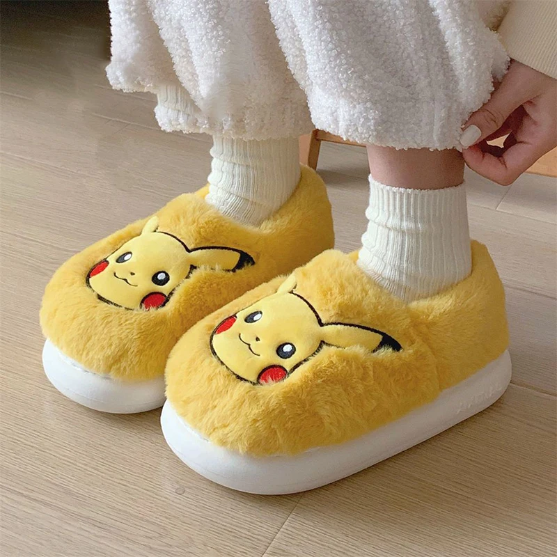 

Милый покемон, родитель, ребенок, искусственная утка, храп, брикет, половина или все включено, зимние домашние тапочки