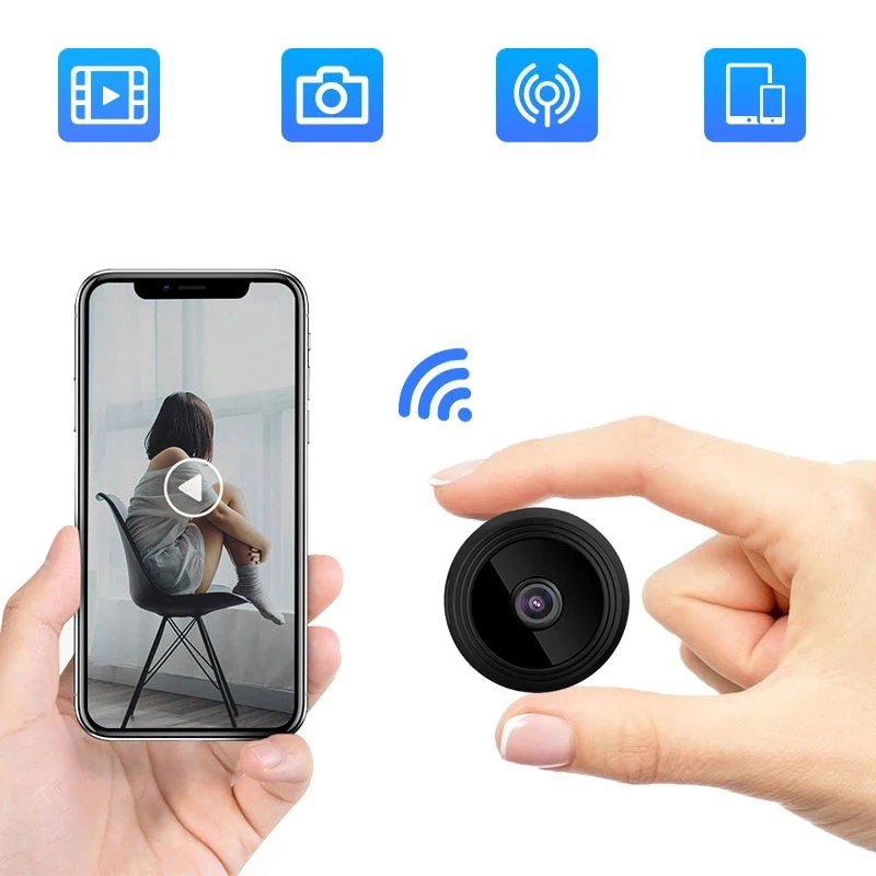 

IP-камера домашняя с защитой от кражи, 1080P Full HD A9, 64 ГБ, TF-карта