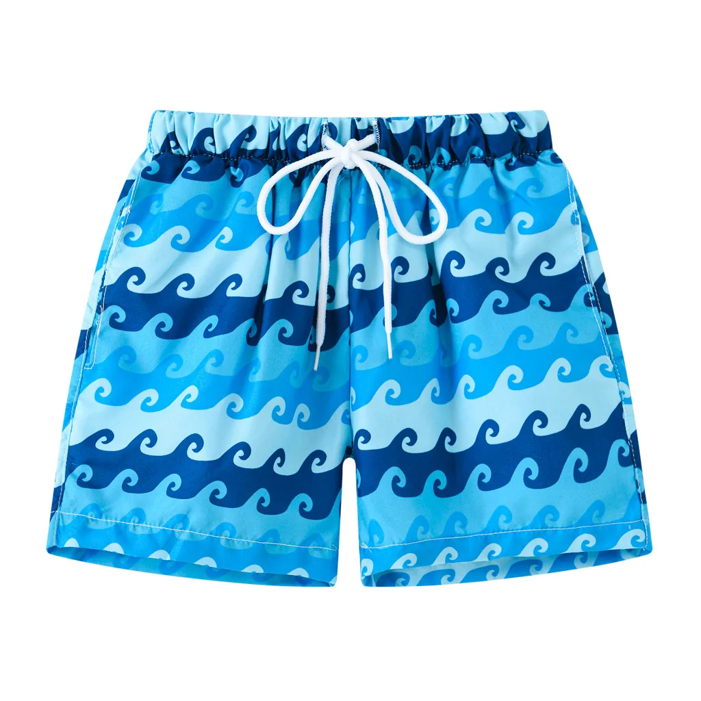 2023 Summer New Children Shorts Boys Girls Fashionable Cartoon Beach Pant Baby Casual Sports Printing Pants Swimming Trunks Thin images - 6