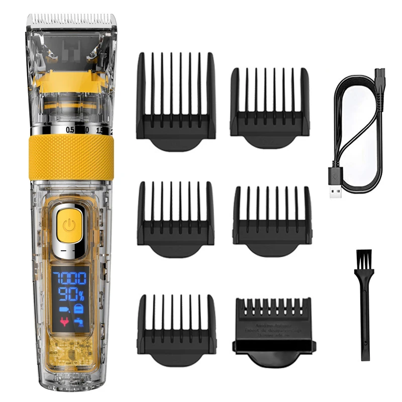 

Cordless Barber Shop Hair Clipper Professional Fading Blending Hair Trimmer For Men Adjustable Electric Hair Cutting Machine