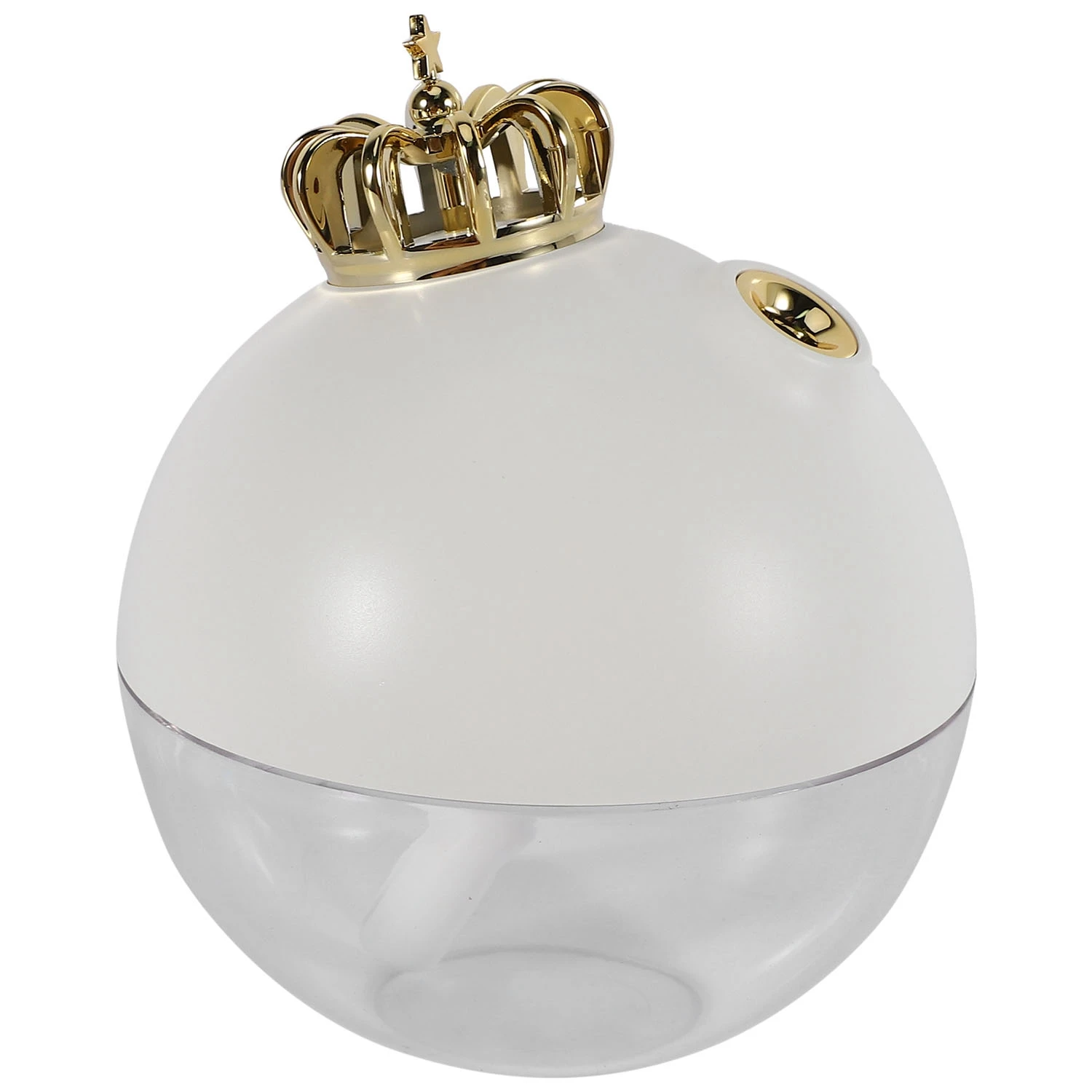 

Cute USB Crown Humidifier Office Desk Humidifier for Bedroom Home Office Car USB Room Humidifier(White)