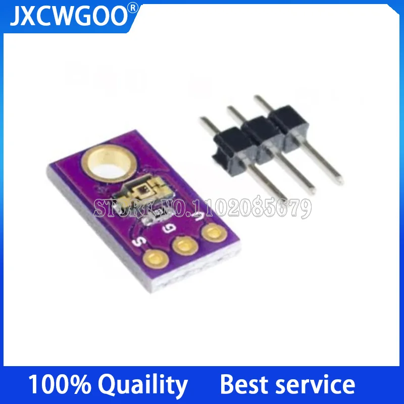 

10 шт., аналоговый датчик яркости света TEMT6000