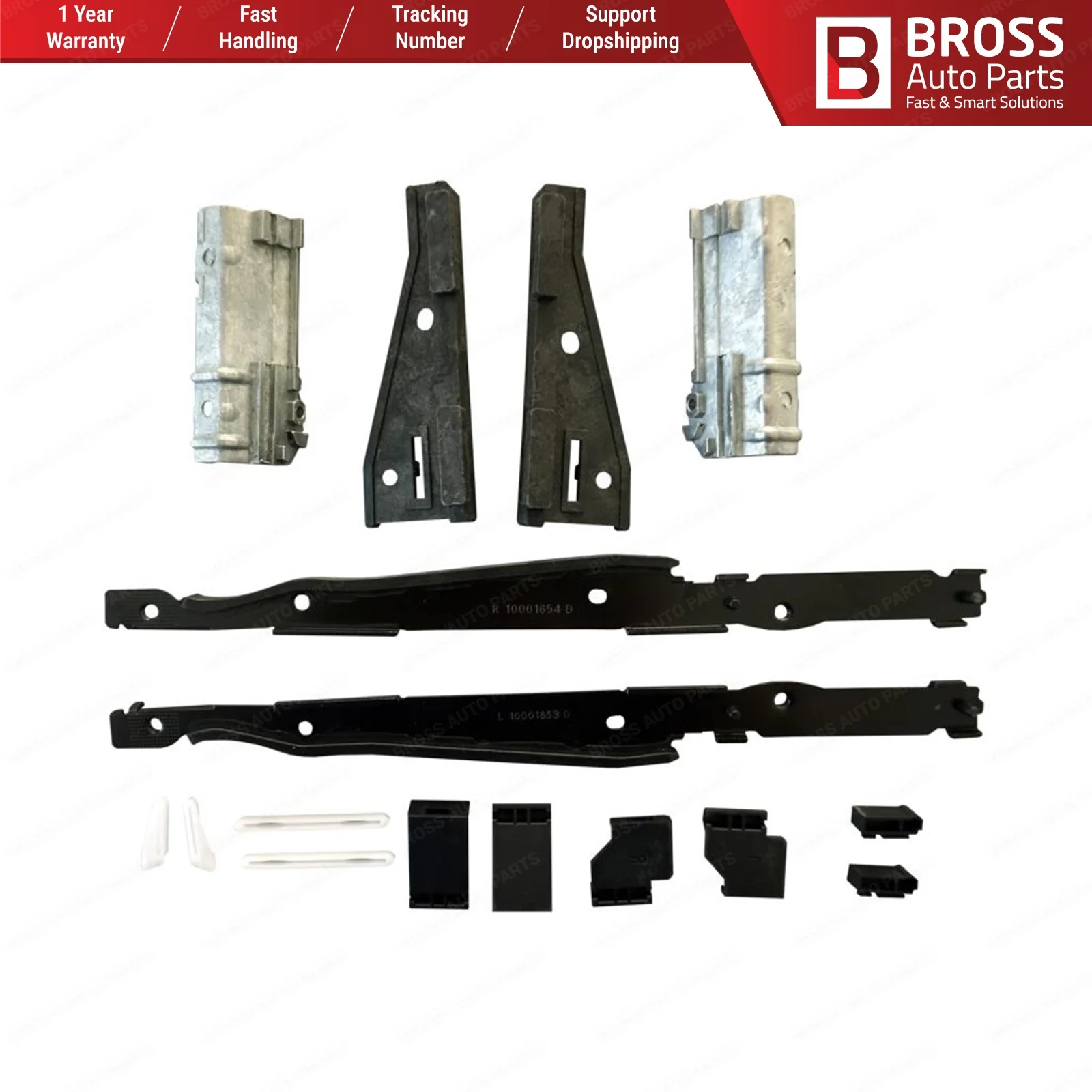 BSR40 + BSR530 Sunroof панорамный кровельный дорожный ползунок направляющий 54138408062 16 шт. в