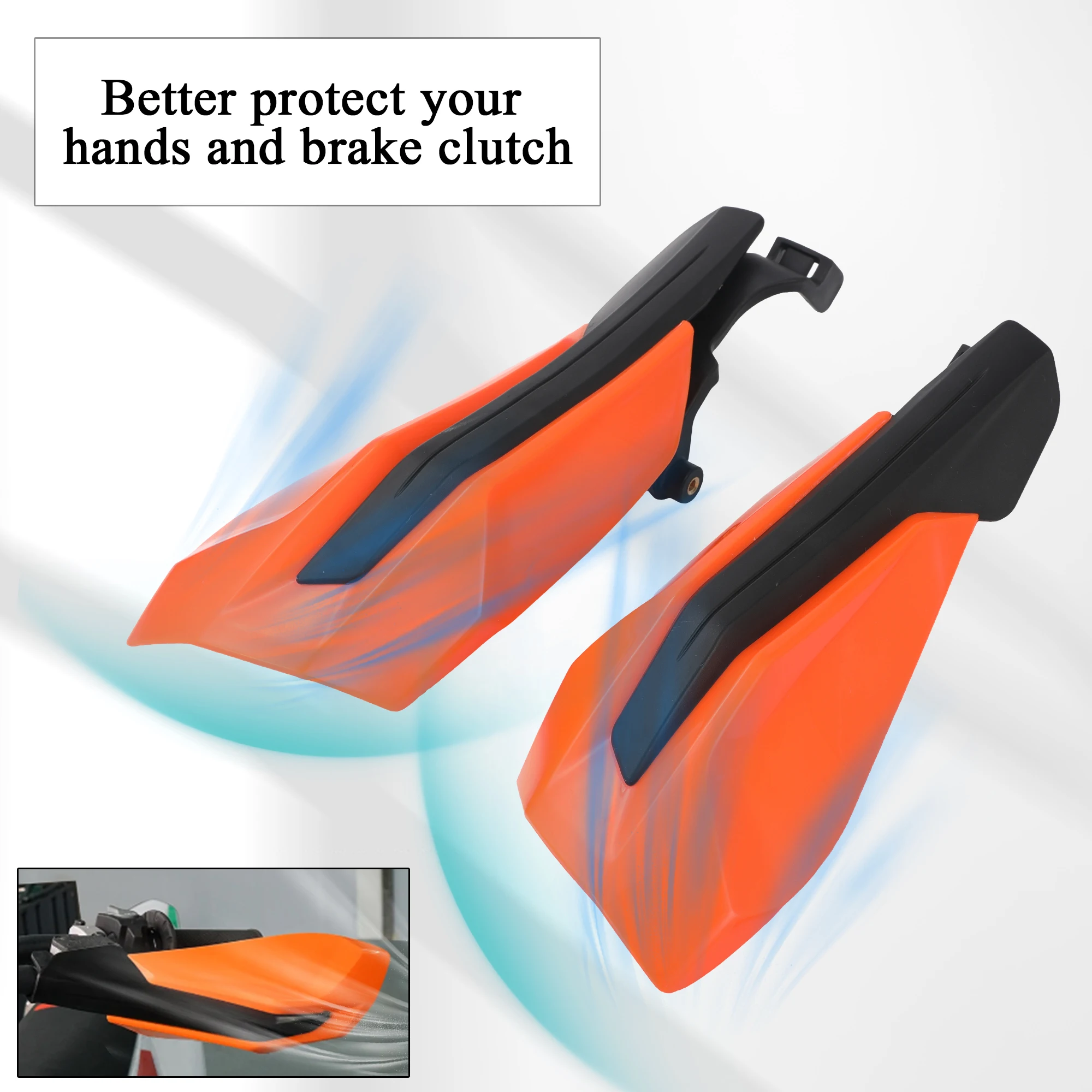 Фото Защитные чехлы для рук мотоцикла Enduro, манжеты для рук KTM EXC XC SX SXF XCW, защита для рук для грязи, мотокросса, тюнинга №3