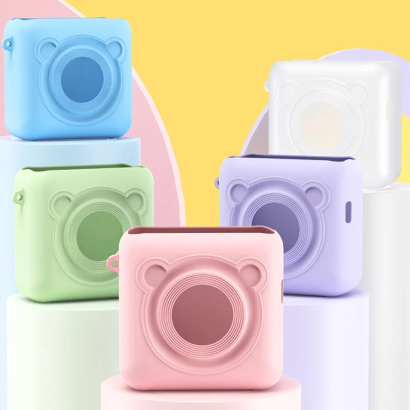 

A6 Peripage Portable Bluetooth Thermal Photo Printer Inkless Printer Soft Cover