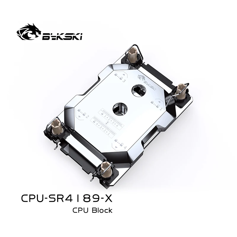

Водяной блок Bykski CPU-SR4189-X CPU для Intel LGA 4189, полностью металлический блок охлаждения жидкостью для облачных вычислений, микроводных каналов