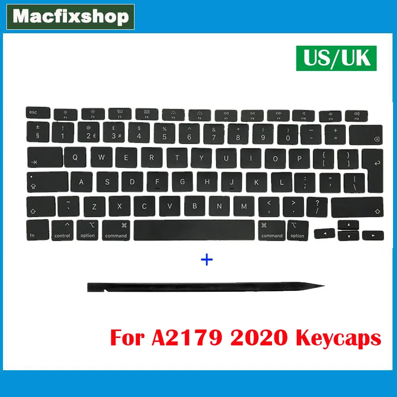 

Новая клавиатура для ноутбука A2179 колпачки для клавиш США 2020 года для Macbook Air Retina 13 дюймов A2179 колпачки для клавиш Великобритании Замена MC3302