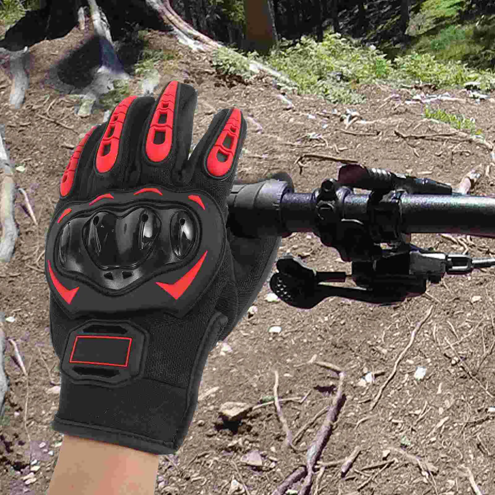 

Cycling Thermal Gloves Men Motorcycle Riding Bike Snowmobile Mittens Drop Resistant Outdoor