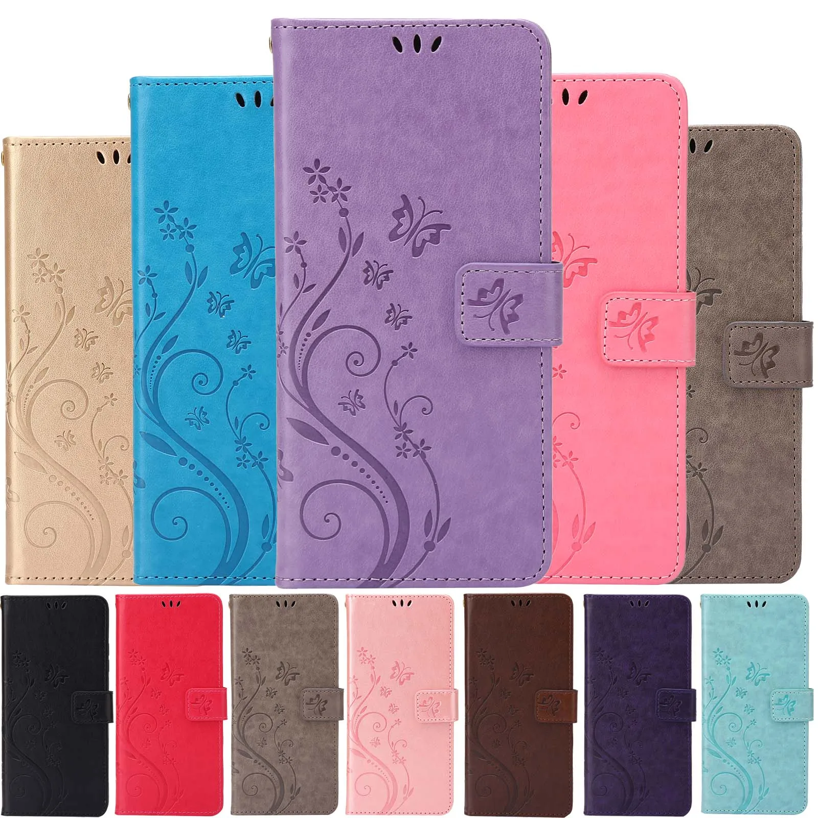 

Embossed Wallet Flip Leather Case For Xiaomi POCO X5 M4 M3 X4 Pro X3 Nfc Redmi K60 8A 9T 10C Note 12 11 Pro 11S 8 8T 7 Cover