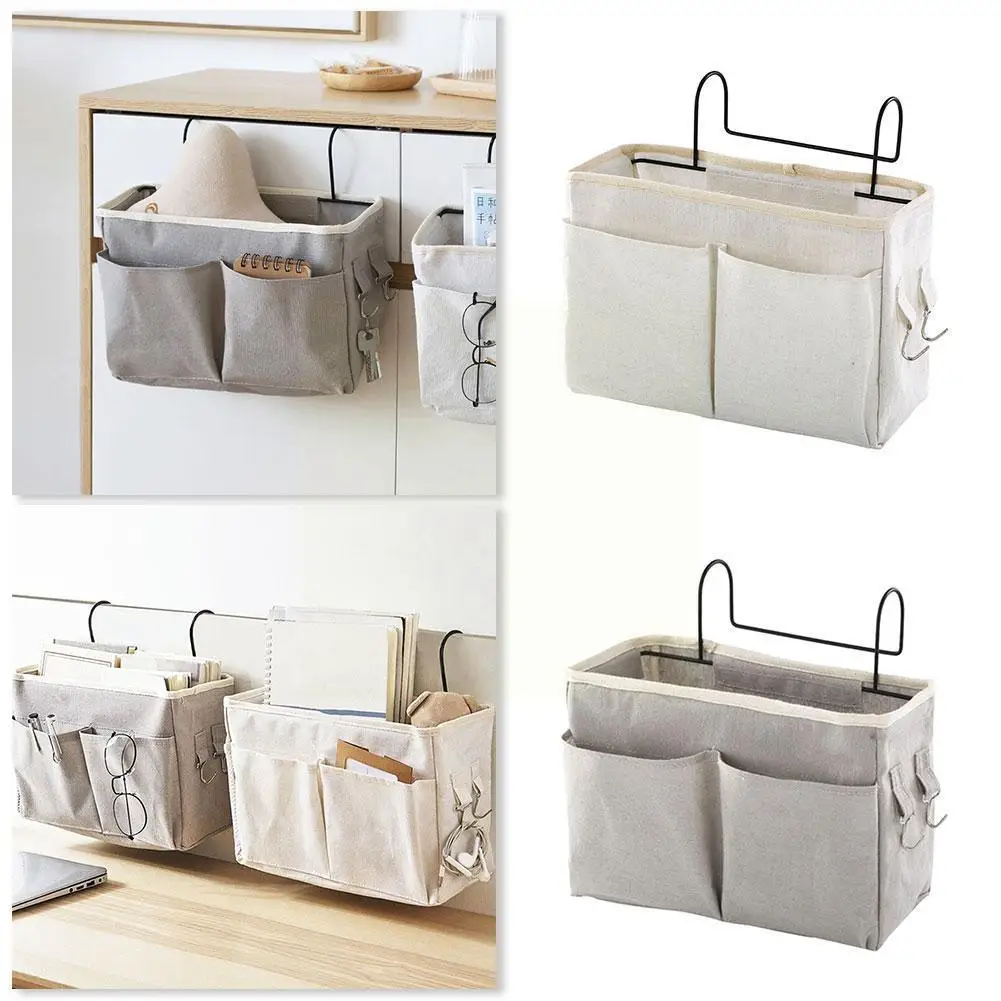 

Прикроватный органайзер для хранения, сумка для кровати, столика, дивана, телевизора, прикроватного столика с дистанционным управлением, ор...