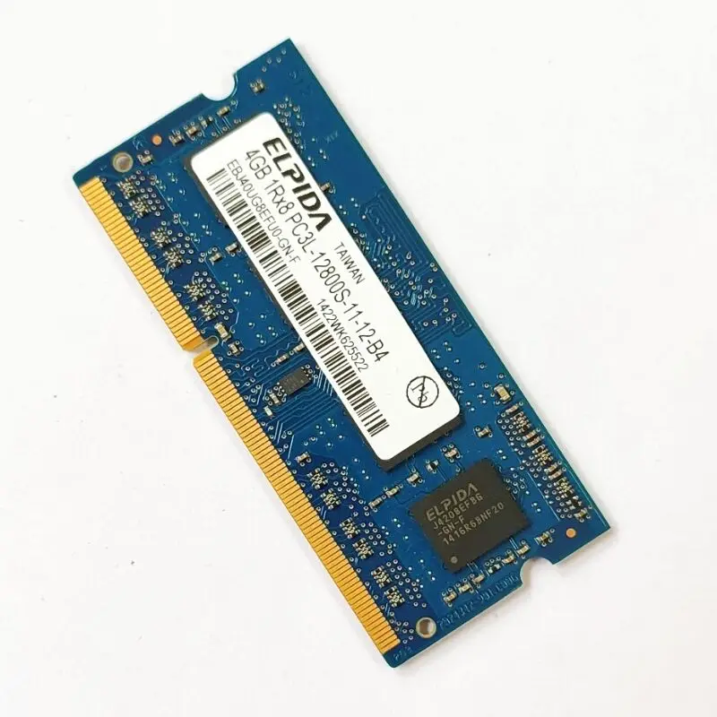 ELPIDA RAMs DDR3 4 Гб 1600 МГц память для ноутбука ddr3 4 Гб 1Rx8 PC3L-12800S 1,35 в SODIMM 204PIN ELPIDA RAMs DDR3 4 Гб 1600 МГц память для ноутбука ddr3 4 Гб 1Rx8 PC3L-12800S 1,35 в SODIMM 204PIN