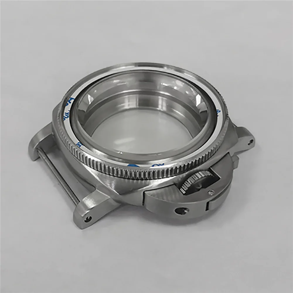 NH35 NH36 Case, 316L Stainless Steel 42MM Watch Case Bezel Black Inner Shadow Case for NH35/NH36/4R/7S Movement