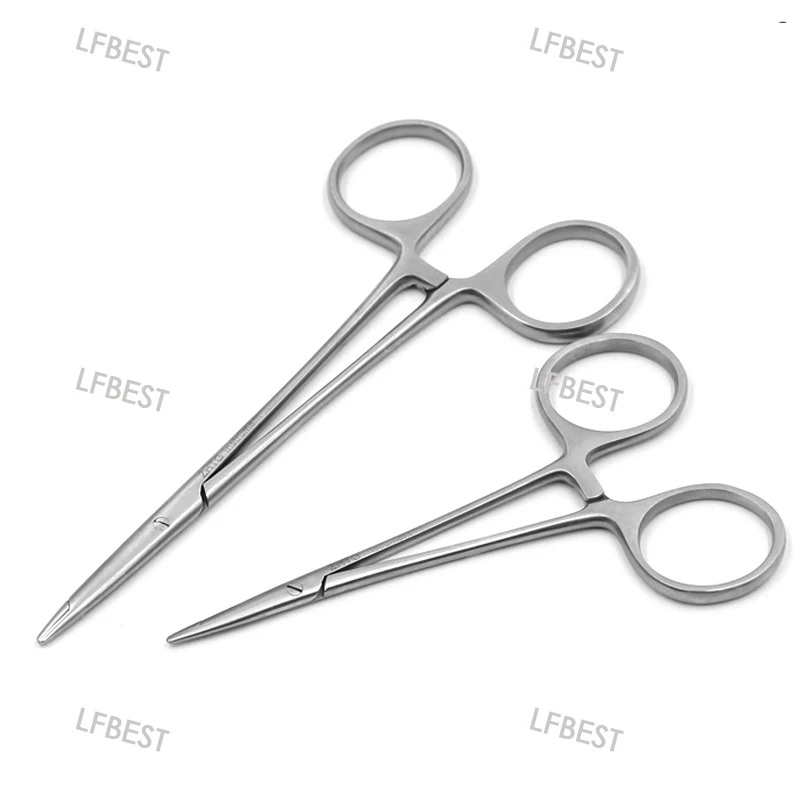 Tiangong Stainless Steel Needle-Holding Pliers Double Eyelid Embedding Surgical Tool Belt Clipping Needle Clip Needle Beauty Pla