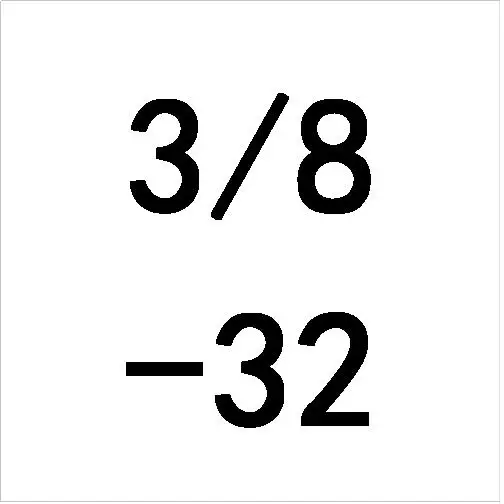 

Метчик для резьбы teclachiara 3/8" UNC UNS UN UNF UNEF HSS