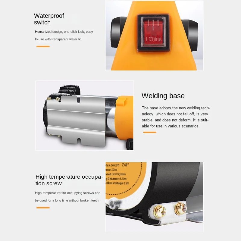 Электрический масляный насос 780 Вт переменный ток 220 В постоянный 12 В/24 дизельный