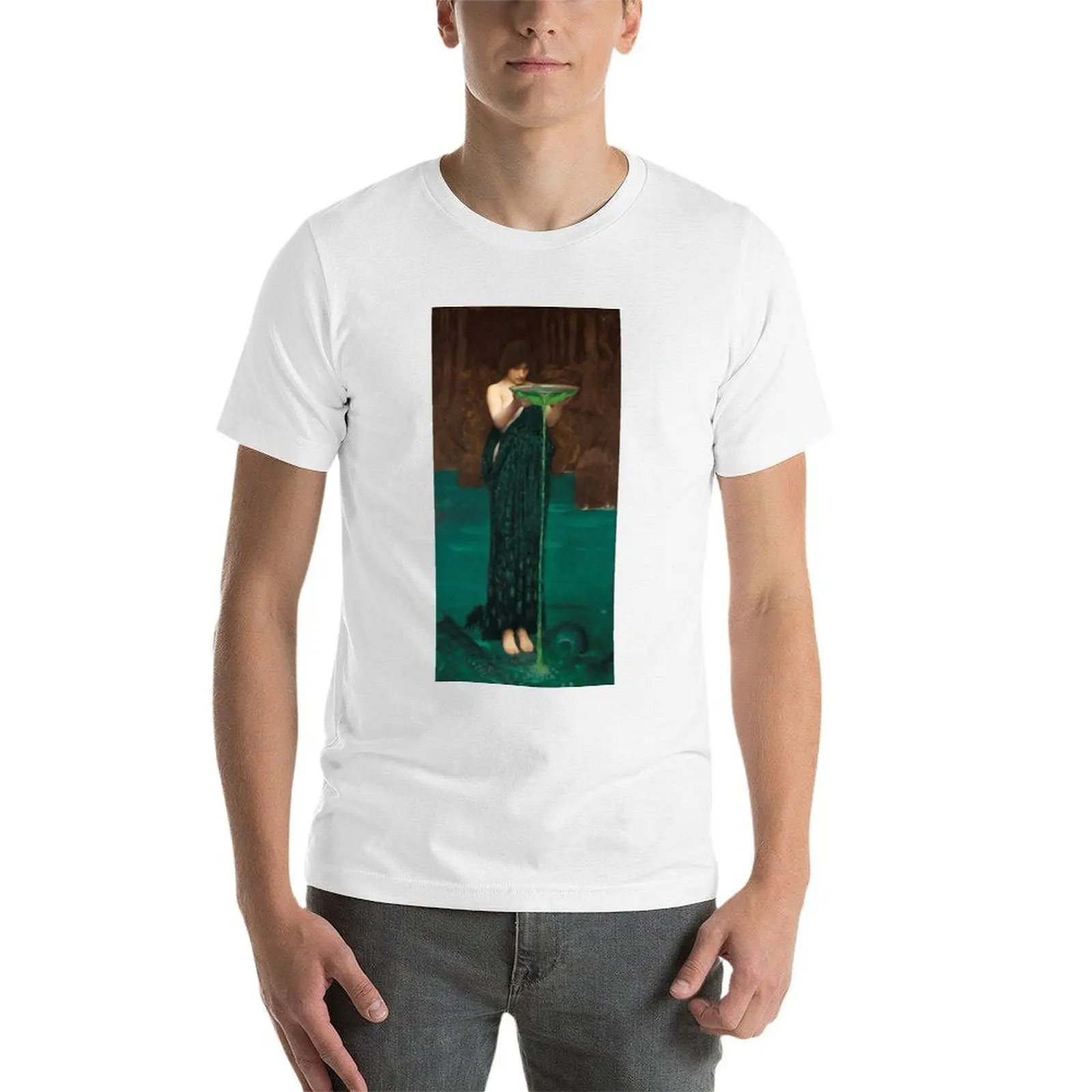 Фото Футболка High Elasticity Sports T-Shirt с изображением Цирцеи Инвидиссы от Джона Уильяма Уотерхауса, 1892 год №3