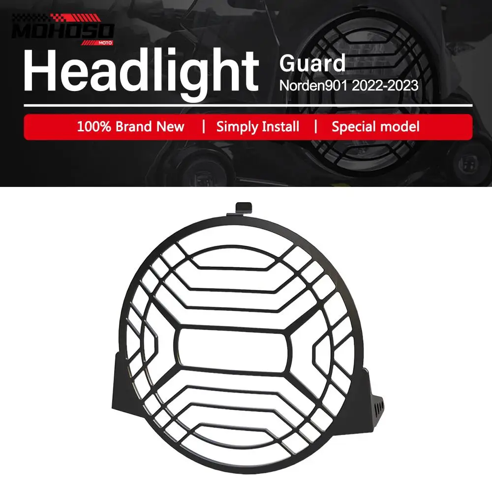 

Motorcycle Headlight Head Light Guard Protector Cover Protection Grill for Husqvarna Norden 901 NORDEN901 2022 2023 Accessories