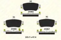 

Код магазина: b2596515kd13 Задняя Тормозная колодка QASHQAI 2013 KADJAR