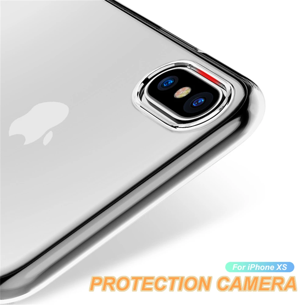 Прозрачный мягкий чехол для iPhone 11 12 13 Mini 15 14 Pro XS Max прозрачный силиконовый iphone X XR 8 7