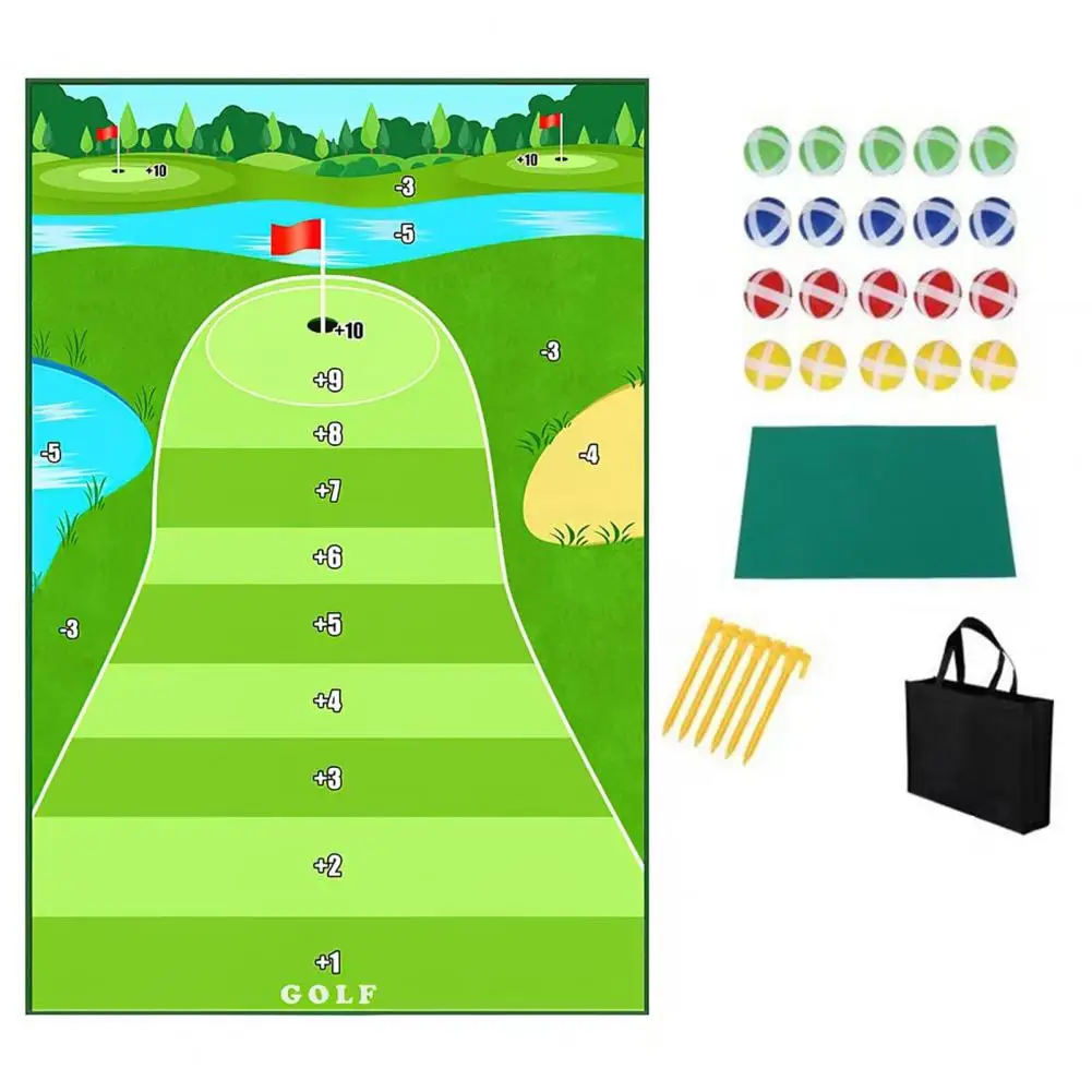 

Lightweight Golf Practice Mat Simple Installation Multipurpose Useful Outdoor Golf Practice Mat Adults Family Play Games
