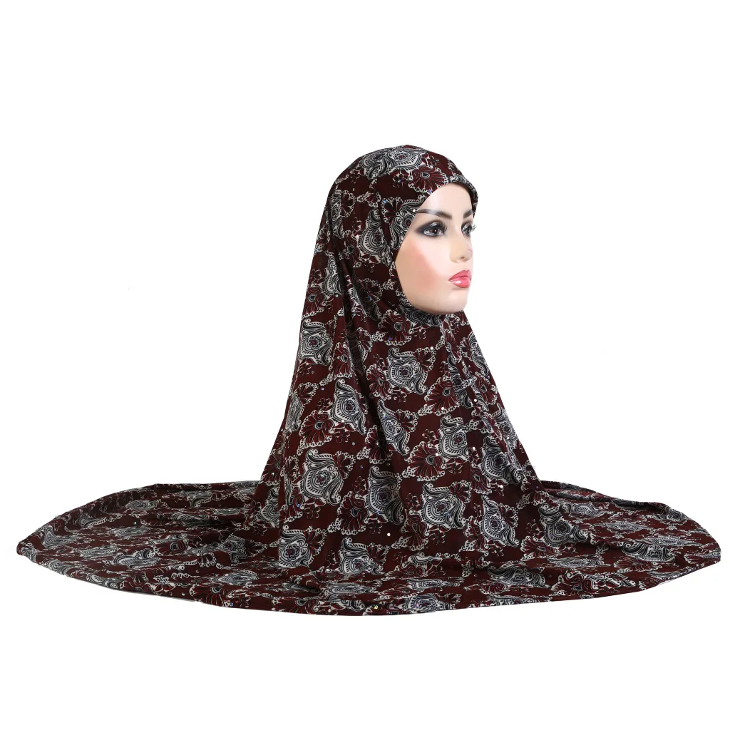 big size L 90*80cm muslim pray hijab amira pull on colors scarf headscarf islamic scarves  muslim fashion  jersey hijab