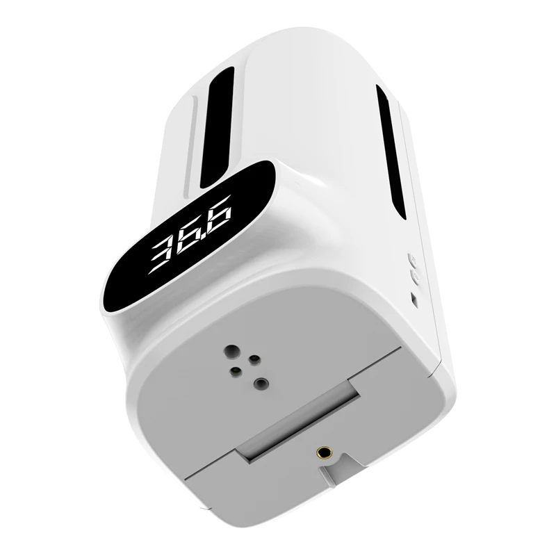 

Wall-mounted Soap Dispenser Thermometer Alarm Induction Disinfection All-in-one Machine For Office, Kitchen, Bedroom 2021