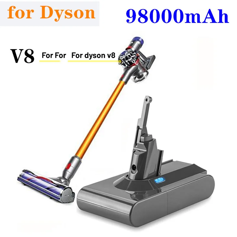 

Dyson V8 21.6V 98000mAh Replacement Battery for Dyson V8 Absolute Cord-Free Vacuum Handheld Vacuum Cleaner Dyson V8 Battery