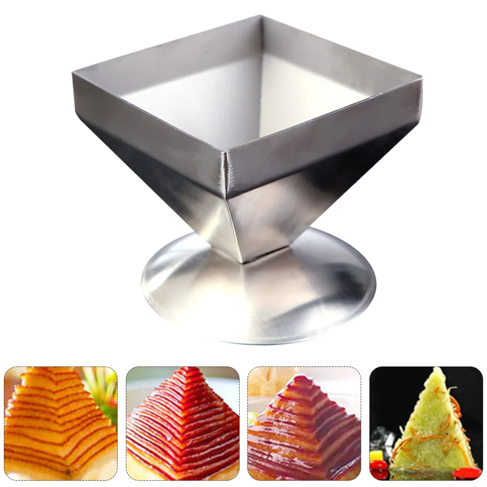 

Molds Rice Meat Cake Sushi Metal Pyramid Mould Steel Stainless Rings Shaper Ring Onigiri Kitchen Tool Shaping Stuffed