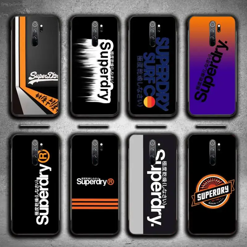 Fashion Design British Street Superdryer Phone Case For Redmi 7 8 9 A K20 30 Pro Note 8 9 Pro 10