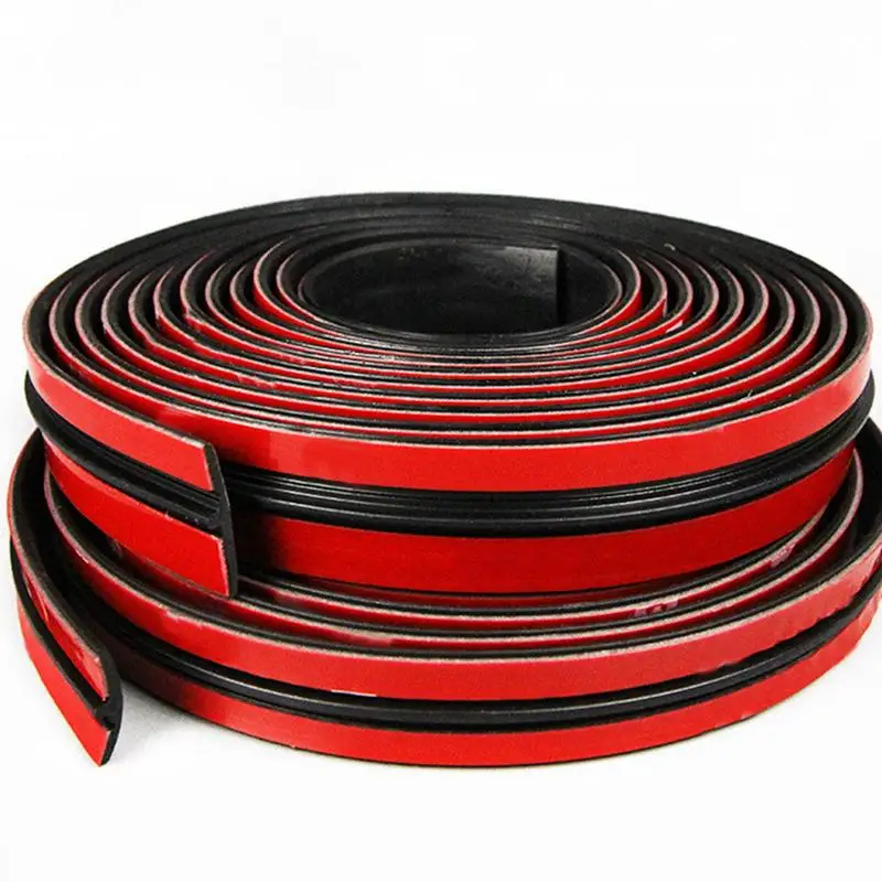 

Car Door Seal Strip Universal Auto T Shape Weather Sealer Rubber Strip Portable Vehicle Waterproof Door Seal Exterior Accessory