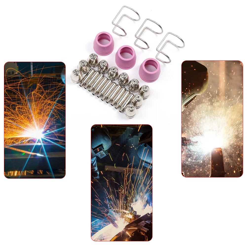 

Расходные материалы для режуфонарь, 26 шт., запасные части, сопла электрода, чашки 0-60 А, защитная чашка, разделитель направляющая, несколько к...