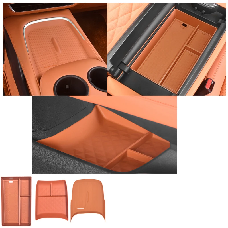 

Для Changan Deepal S7 2023 2024 ящик для хранения в подлокотнике автомобиля Box, центральный Органайзер управления, модификация SL03, товары для интерьера автомобиля
