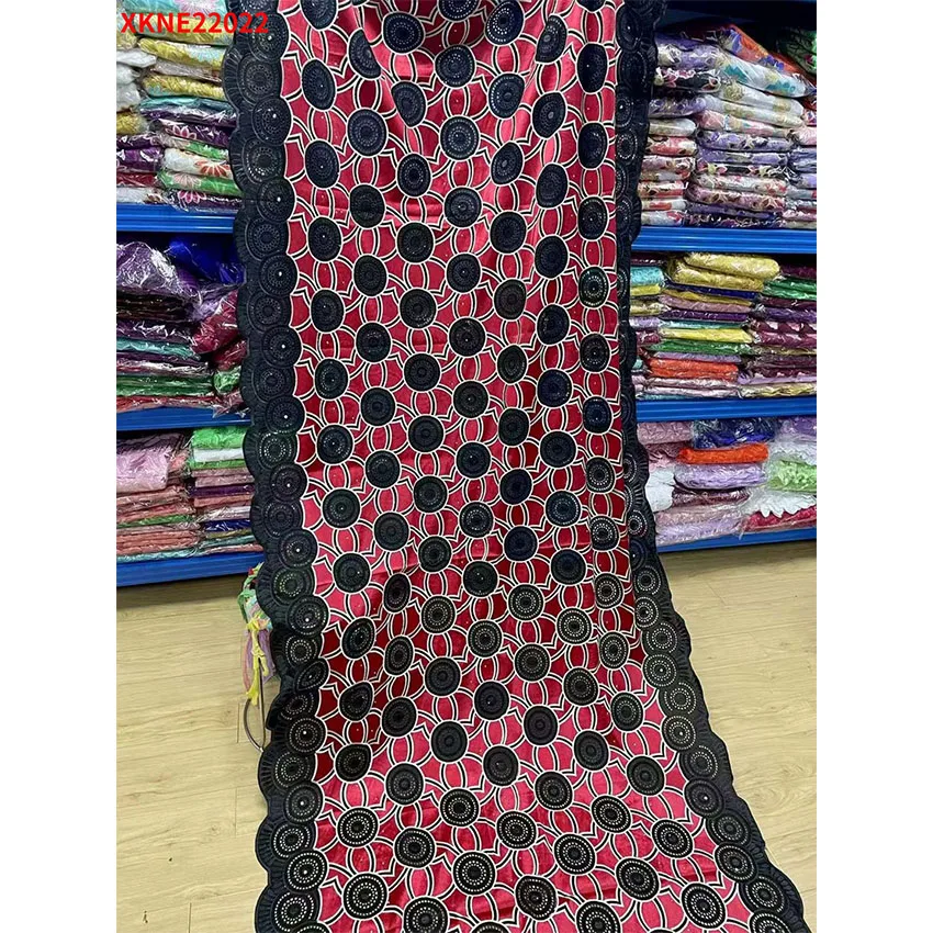2022 год африканская Анкара большая акция кружевная ткань хлопковая поверхность