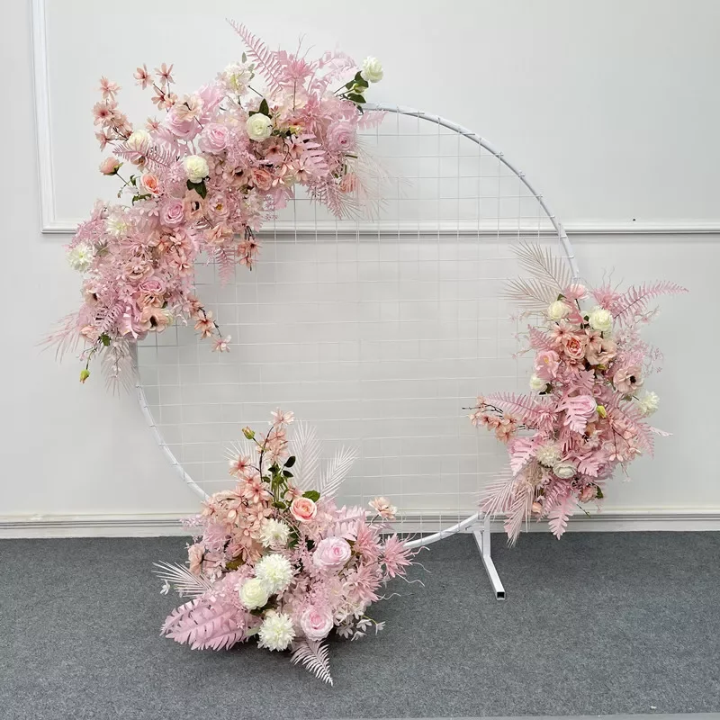 

Реквизит для свадьбы искусственный полумесяц искусственная композиция цветочный шар для стола готовый Т-образный сценический дорожный де...