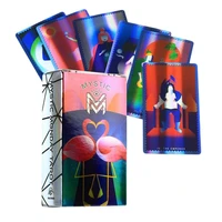 hot selling tarot board game card full english hd animation portable playing board divination mystical monday tarot cards