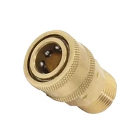 2022jmt1x brass pressure washer quick connect m22 to 14 male coupler adapter