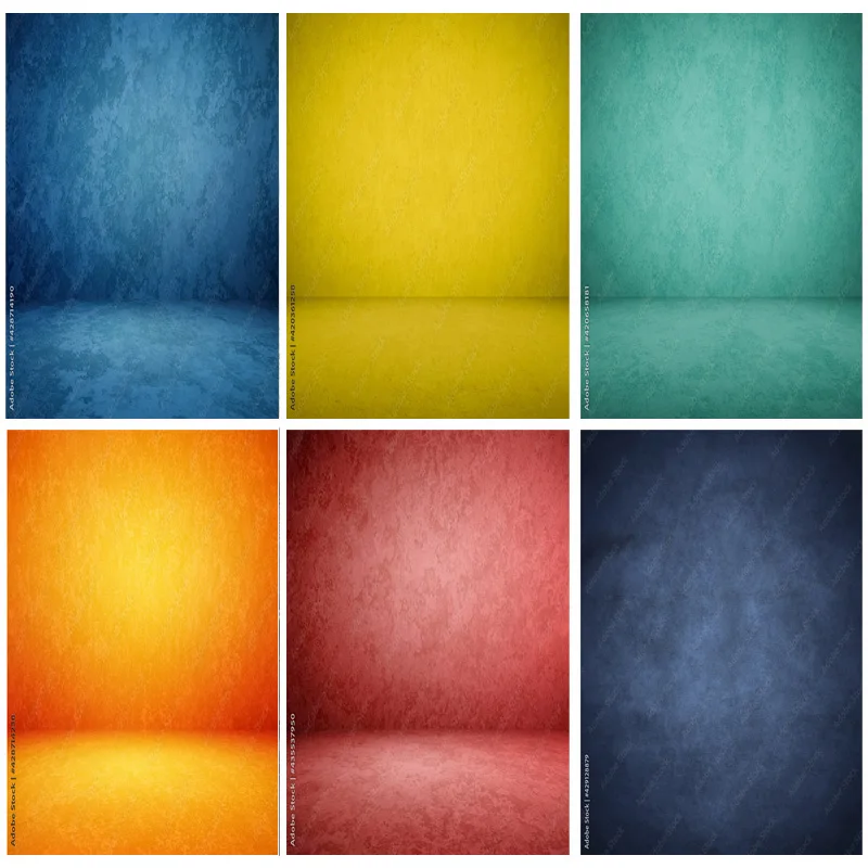 

SHUOZHIKE Abstract Vintage Photography Backdrops Solid Color Gradient Portrait Photo Backgrounds Studio Props EY-07