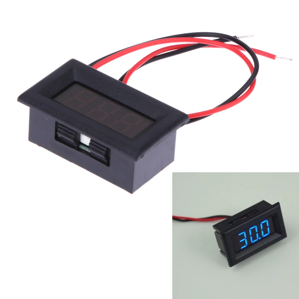 

Digital DC 2.5/3-40V Voltmeter Automobile Motorcycle Two Wire Voltage Ammeter Meter Car Current Volt Tester Monitor Panel