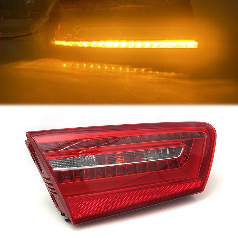 

Car Side LED Rear Inner Tail Light Brake Lamp With Bulb Wiring Harness For- A6 C7 2010-2016 4G5945093